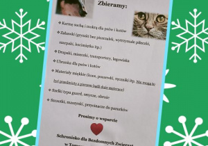 Lista potrzebnych rzeczy