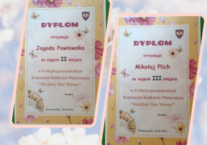 Dyplom Jagody i Mikołaja