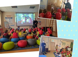 Pszczółki w sali edukacyjnej "Ognik"