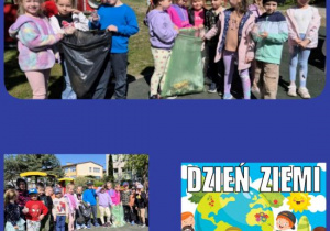 Motylki zbierają śmieci w najbliższej okolicy przedszkola