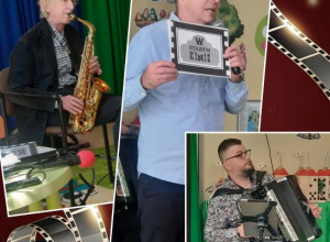 Przedszkolaki w starym kinie
