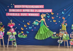Dekoracja konkursu plastycznego.