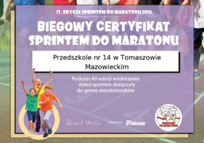 Biegowy certyfikat dla przedszkola
